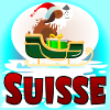 Chien Saint-Bernard Suisse Noël