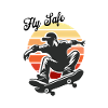 Skateboard Fly Safe Design