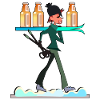 Après-ski skier - BEER