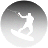 Wakeboarder Silhouette