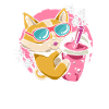 Killing Kawaii Boba Mælk Te Drikker Kat