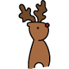 Moose at Christmas