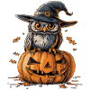 Funny Halloween Owl