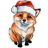 Renard Noël Aquarelles