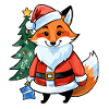 Renard Noël Aquarelles