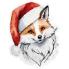 Renard Noël Aquarelles