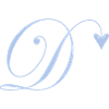 Monogramme D Vigne Coeur