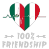 Mexico and Italy 100% friendship