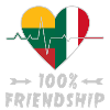 Lithuania and Italy 100% friendship