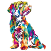 Wheaten Terrier Dog Popart