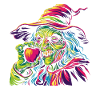 Witch Apple Halloween Spooky Popart
