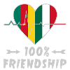 Cameroon and Italy 100% friendship