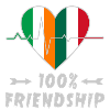 Ireland and Italy 100% friendship