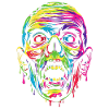 Zombie Halloween Spooky Pop Art