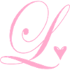 Monogram L Heart Vine