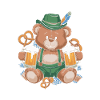 Bär Bier Bretzeln Bayern