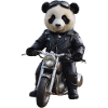 Biker Panda