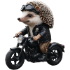 Biker hedgehog