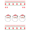 Weihnachtsmann Weihnachtsfest Ugly Christmas