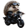 Biker hedgehog