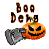 Boo deng,moo deng,nilpferd, halloween,illustration