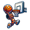 Basketball Dunking