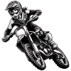 Motocross Femmes Filles Fille