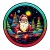 Santa's Retro Night Ride