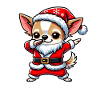 Christmas Chihuahua Santa Funny Chihuahua