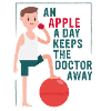Une pomme éloigne le médecin