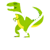 Socialsaurus Dinosaure Coeur