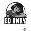 Tired Cartoon Girl: Walk Away