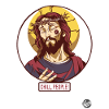 Calm Jesus says: Relax, people