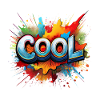 Vibrant Graffiti “COOL” Splash Design