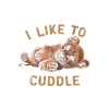 I like to cuddle lion