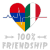 Armenia and Italy 100% friendship