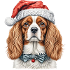 Cavalier King Charles Épagneul Noël