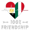 Egypt and Italy 100% friendship