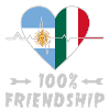 Argentina and Italy 100% friendship