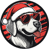 Labrador Hund Weihnachten Cool