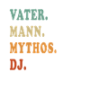 Husband Father DJ Legend Disc Jockey Gift Idea