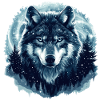 Wolf Winter Wald