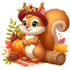 Eichhörnchen Herbst