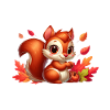 Eichhörnchen Herbst4