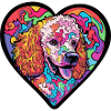 Poodle Dog Heart Dog Love