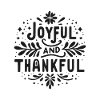 Joyful and Thankful