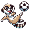 Fussball Erdmännchen