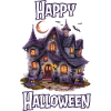 Halloween – Glædeligt Halloween uhyggeligt hjemsøgt hus