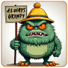 Bad-tempered and grumpy little man