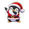 Christmas Penguin Santa Claus Funnier